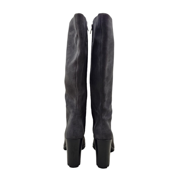 Kenneth Cole Women's Suede Leather Knee High Boots Gray- 7 - Picture 5 of 8